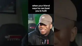 When your friend says he will beat me in fc25 #shorts #111shorts
