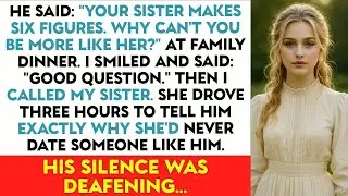He Said： ＂Your Sister Makes Six Figures. Why Can't You Be More Like Her？＂ At Family Dinner. I