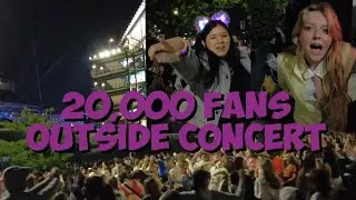 20,000 TALOR SWIFT FANS STAND OUTSIDE ERAS TOUR CONCERT