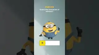Guess the character of Minions?01#shorts