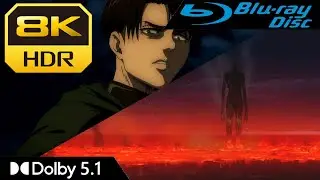 [8K HDR] Armin Destroys Ships, Pieck Squad's Death & Levi Blows up Zeke - AoT | Blu-Ray &bull; Dolby 5.1