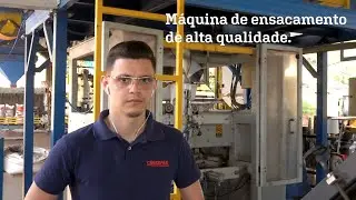 M&aacute;quina de ensacar argila expandida de alta qualidade.