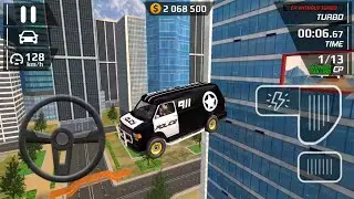 Smash Car Hit Car Driving Simulator - Police Van 911 Car Driving City Stunts - Android Gameplay 3D