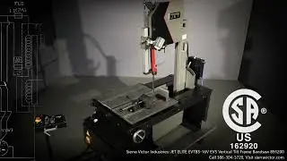 Sierra Victor Machinery: JET ELITE EVTBS-16V EVS Vertical Tilt Frame Bandsaw 891200