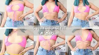 HOW TO TIE A BIKINI TOP 5 WAYS I WAYS TO WEAR I FASHION HACKS 2022