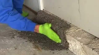 Garage Epoxy Flake Stemwall Repair Summary