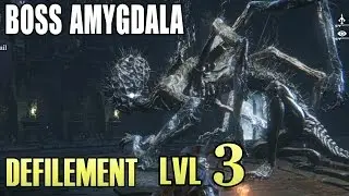 Bloodborne - BOSS Amygdala Strategy (Cursed Pthumerian Labyrinth LVL 3) Gameplay 1080p PS4
