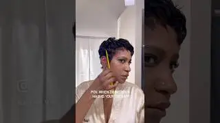 How I Curl my Pixie Cut at Home #hairflip #pixiehaircut #shorthaircut