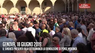 Ponte Morandi, tensione tra cittadini e sindaco Bucci: 