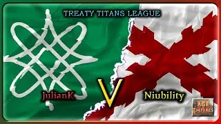 Treaty Titans League: JulianK V Niubility - First Match | Age of Empires III: Definitive Edition