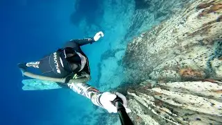 Freediving in Barracuda Lake, Philippines