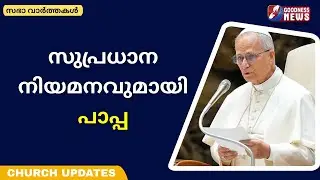 സുപ്രധാന നിയമനവുമായി പാപ്പ | POPE LEO XIV | VATICAN | GOODNESS NEWS
