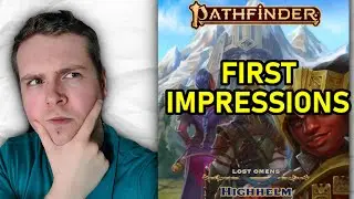 PATHFINDER HIGHHELM IS ALL ABOUT DWARVES - First Impressions