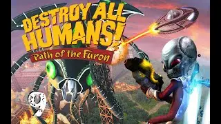 DESTROY ALL HUMANS! Path of the Furon Walkthrough (PS3) - PART 9 - Crousteau Boss Fight