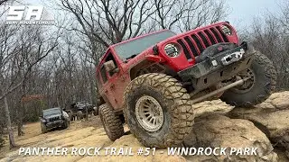 Windrock Park Adventure: Trail 51 to Panther Rock Overlook in 3 Jeeps