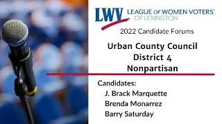 Candidate Forum LFUCG District 4   SD 480p