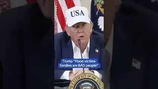 &ldquo;They&rsquo;re BAD People!&rdquo; Trump to flood victims families 🙄 #trump #donaldtrump #maga #shorts
