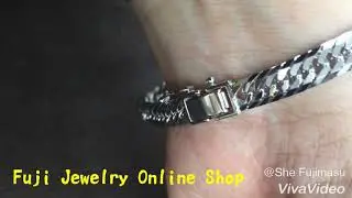 JAPAN WHITE GOLD BRACELET 20GRAMS