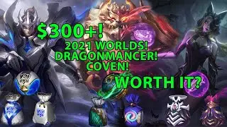 $300+! Worlds 2021, Dragonmancer, Coven Orb Opening! - League of Legends