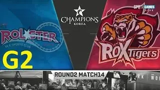 KT vs ROX Game 2 Highlights - 2017 LCK SPRING SPLIT