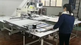 Richpeace Automatic Cushion Case Sewing Machine with Head Rotation and Fast Clamping System