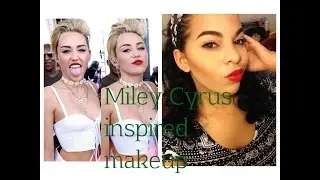 Miley Cyrus inspired makeup look❤️