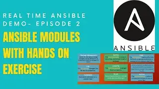 Ansible Series - Episode 2  || Ansible Modules: Real-Time with Hands-On || Devops Bootcamp