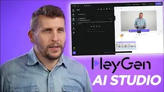 8. HeyGen AI Studio - The editing workspace