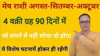 Mesh Rashi / August / September / October / 2023, Nav Gyan Jyotish