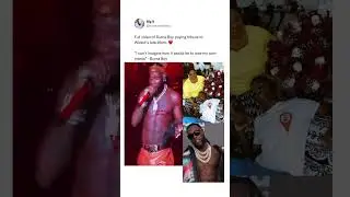 Burnaboy pays tribute to Wizkid mum ❤️