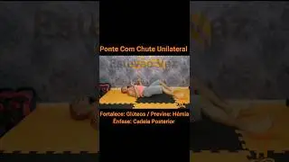 PONTE COM CHUTE UNILATERAL - ESTABILIZA MULT&Iacute;FIDOS - #fy #treino #pilates #shorts