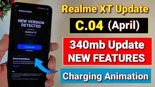 Realme XT C.04 April new Update rolling out | Charging animation? new features | Realme xt update