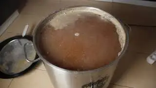 Bier Brauen 13 04 2019 40 W&uuml;rzekochen