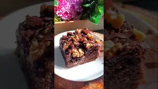 Walnut Brownie|@thekaseeshfooddiary #walnut #walnutbrownie #brownies #brownie #browniesrecipe #cake