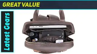DSLR Camera Backpack: Amazing Vintage Leather Gear Hauler!
