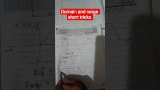 domain and range short tricks #shortsfeed #shortsviral #shortsvideo#gauravmathsacademy #