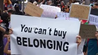 Large protest in Mexico City against real estate speculation ahead of the 2026 FIFA World Cup