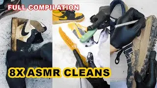 ASMR Shoe Cleaning Compilation &ndash; 8 Restorations in One Video