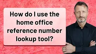 How do I use the home office reference number lookup tool?