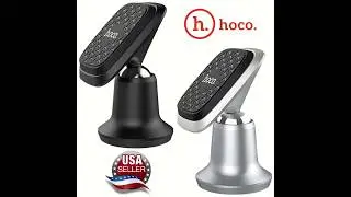 Hoco CA 44 Premium Glossy Aluminum Body Magnetic Car Mount Holder