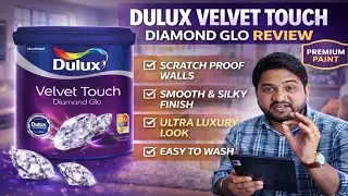 अंदर दिवाल को दे ज़बरदस्त शाइन और फ़िनिश,dulux velvet touch diamonds 💎 glo finish ।#thepaintguru