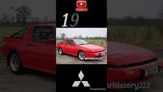 Evolution of Mitsubishi Starion (1982-1991) #mitsubishistarion