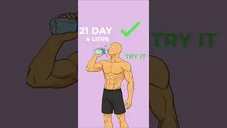 Day-21: Shocked! #fitness #Shorts4 Liter Paani Ka Asar...