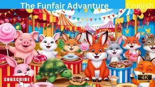 The Funfair Adventure #story #animals #pig #rabbit #turtle #owl #frog #fox #bunny #crow #mouse #fun