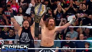 WWE 16 August 2025 Jacob Fatu Help Sami Zayn Wins United States Championship Solo Sikoa Full Match