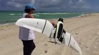 RVJET FPV takeoff beach
