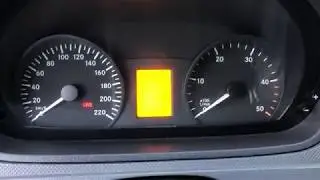 Как установить время и дату - Mercedes Vito 109dci 2008