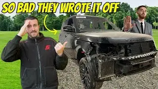 REPAIRING MY CHEAP RANGE ROVER THATS CRASHED DAMAGED