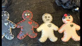 How To Make Voodoo Doll Cookies For Halloween 2021 with MariaLovesArt