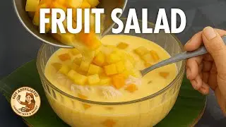Trending BUKO FRUIT SALAD Recipe | Easy Milky Creamy Dessert Snack Meryenda Ideas Coconut Kaong
